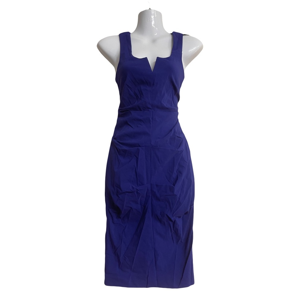 Le Chateau royal blue XXS Beautifully Ruched Dress